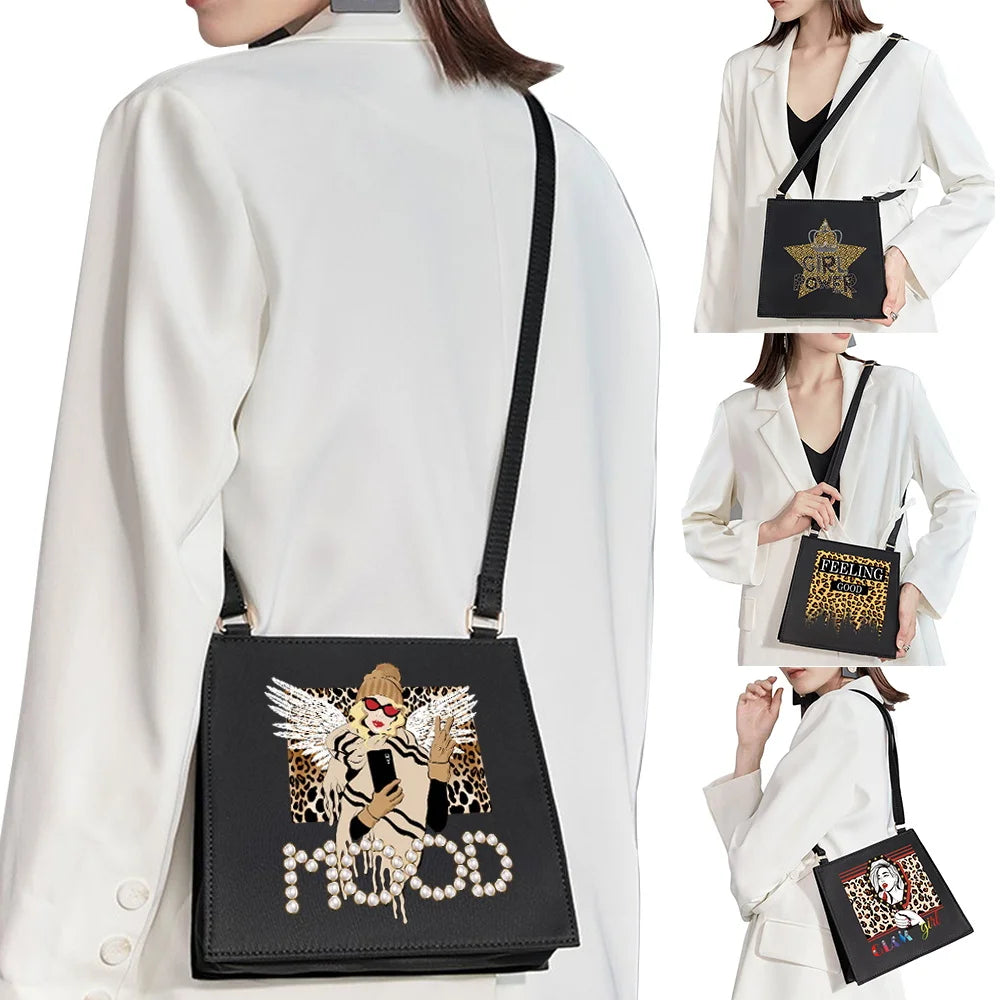 Leopard Print Shoulder Bag for Women