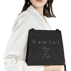 Shoulder Bag Twelve Constellation Pattern Printing Series Portable Evening Bag