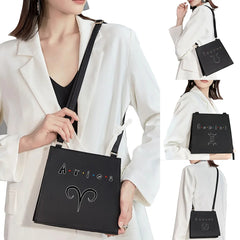 Shoulder Bag Twelve Constellation Pattern Printing Series Portable Evening Bag