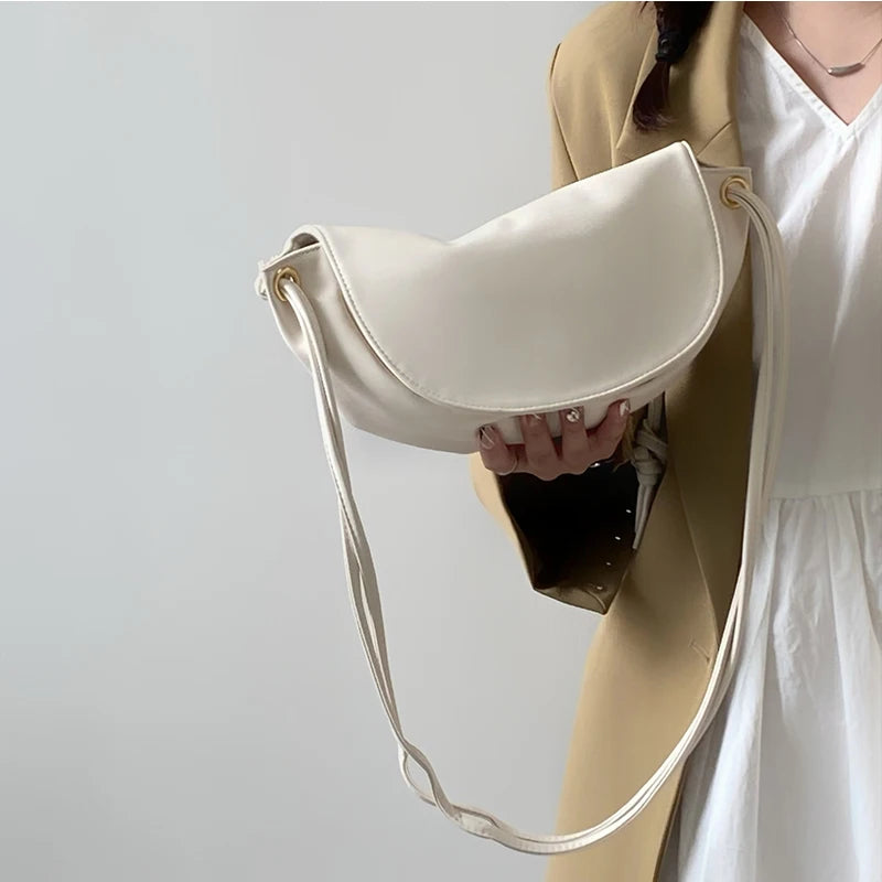 Women's Retro Shoulder Bag PU Leather Clutch Handbag
