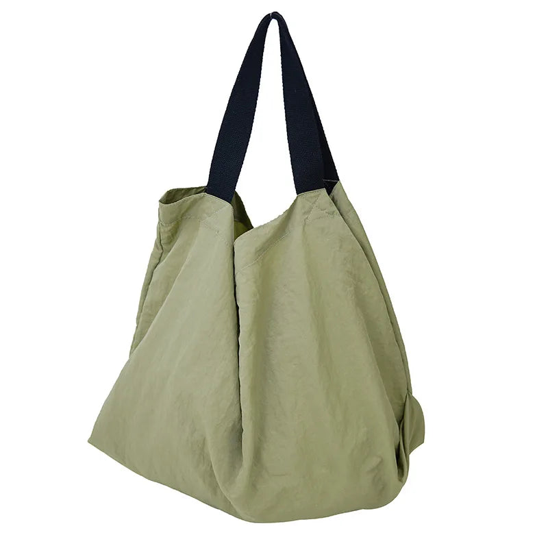 Casual Canvas Commuter Tote Bag for Women Large Capacity Handbag