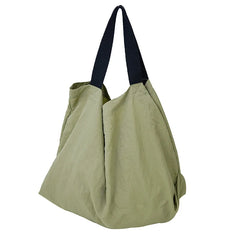 Casual Canvas Commuter Tote Bag for Women Large Capacity Handbag