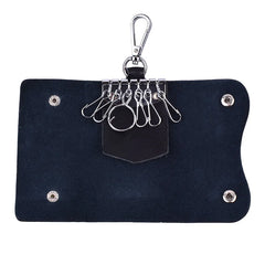 Compact Key Holder Wallet Pouch Keys Organizer Solid Key Cover Keychain