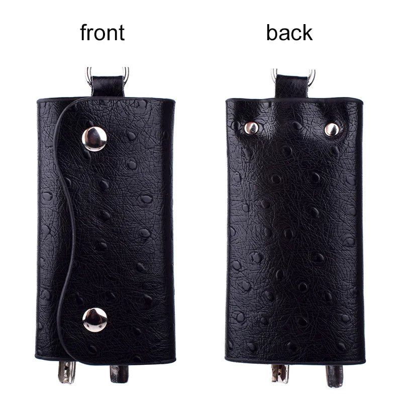 Compact Key Holder Wallet Pouch Keys Organizer Solid Key Cover Keychain
