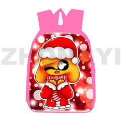 Anime Mikecrack Backpack Travel Teenagers 3D Pink Los Compas 12/16 Inch