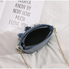 Women's Tassel Shoulder Bag Large Capacity Messenger Bag