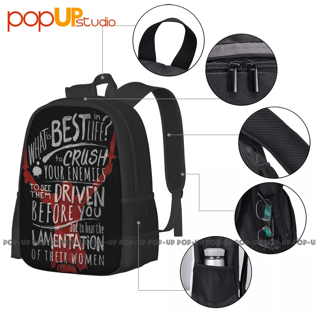 Conan The Barbarian Adventure Film Backpack
