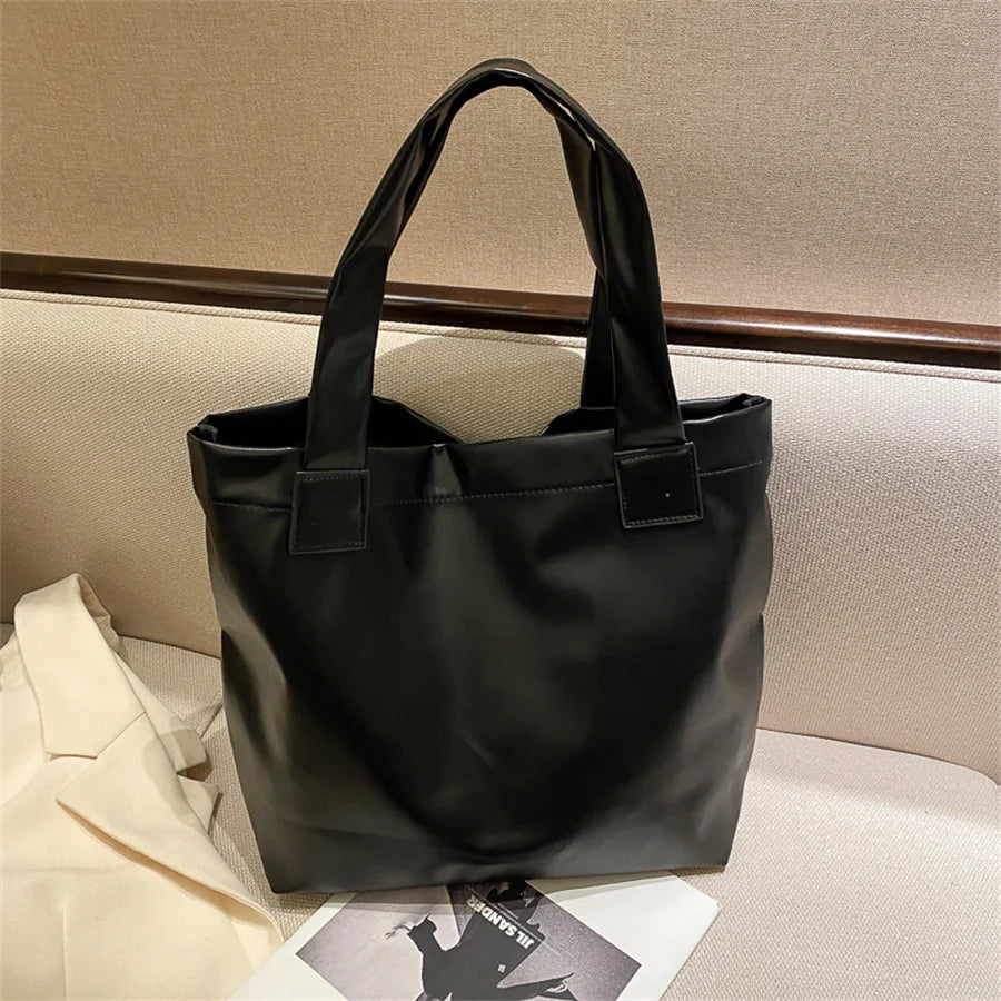 Large Straw Plaited Tote Bag High Capacity Handbag for Women
