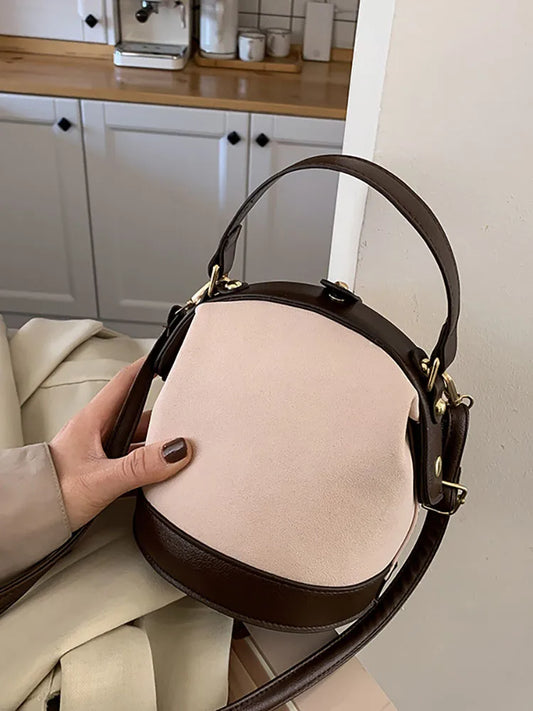 Top Handle Shoulder Crossbody Bag for Women PU Leather Small Handbag