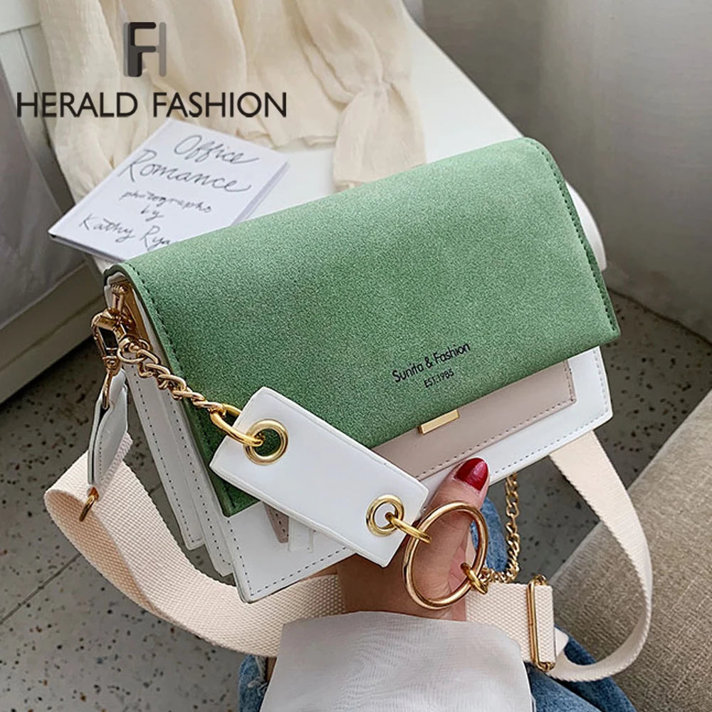Women's Chain Messenger Shoulder Bag CrossBody Bag