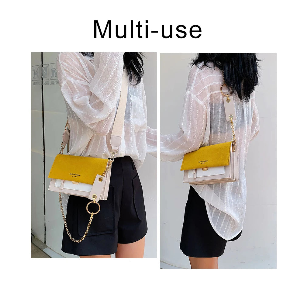 Women's Chain Messenger Shoulder Bag CrossBody Bag
