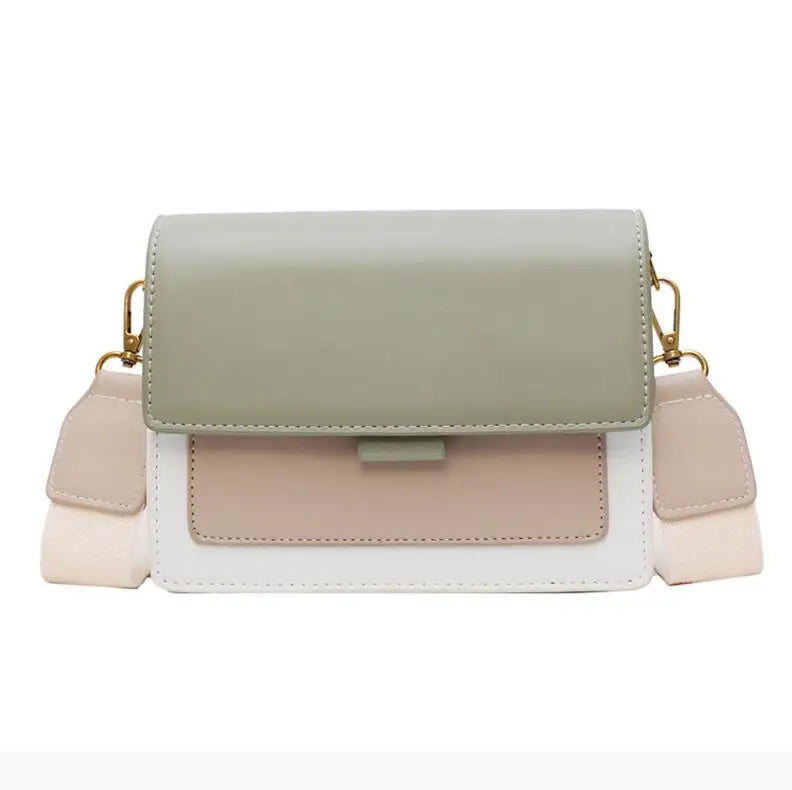 Leather Crossbody Bag Women Travel Handbag Shoulder Messenger Mini Flap Bag