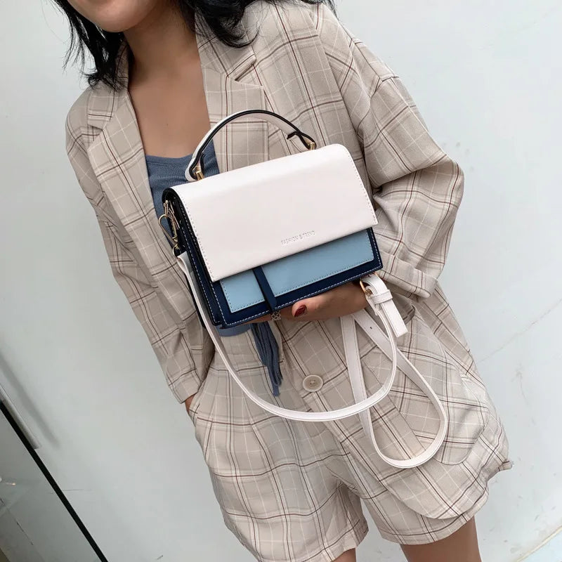 Leather Crossbody Bag Women Travel Handbag Shoulder Messenger Bag Ladies