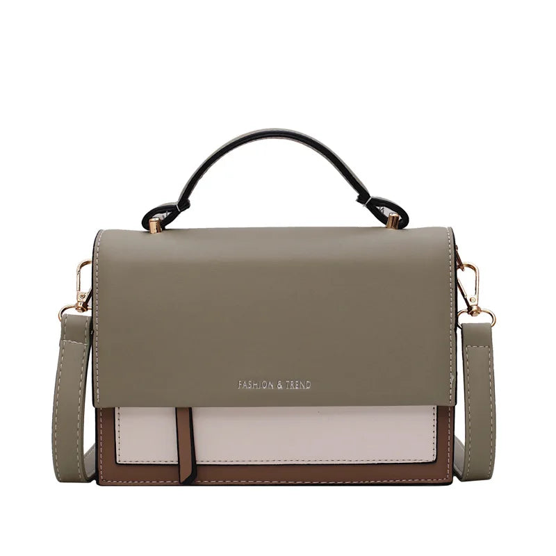 Leather Crossbody Bag Women Travel Handbag Shoulder Messenger Bag Ladies