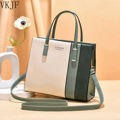 Leather Crossbody Bag for Women Large Capacity Tote