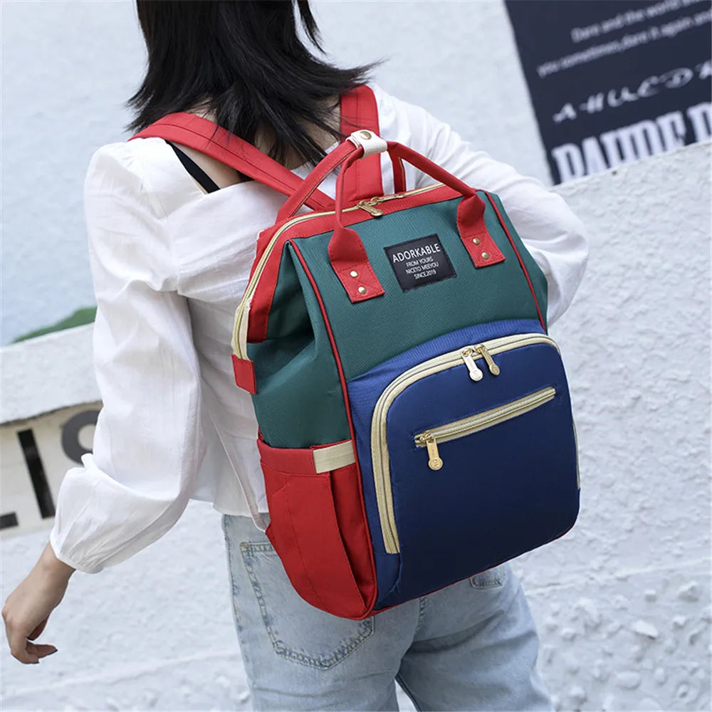 Waterproof Mummy Backpack Diaper Bag