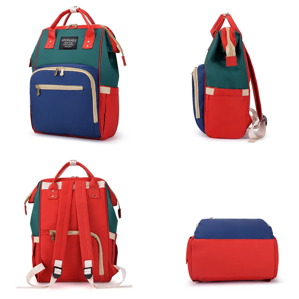 Waterproof Mummy Backpack Diaper Bag