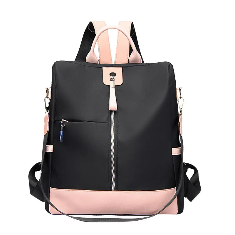 Oxford Backpack Women Large Capacity School Bag Travel Rucksack
