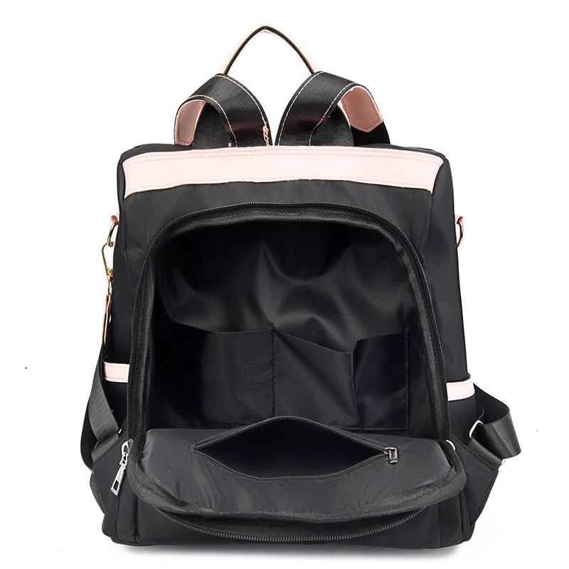 Oxford Backpack Women Large Capacity School Bag Travel Rucksack