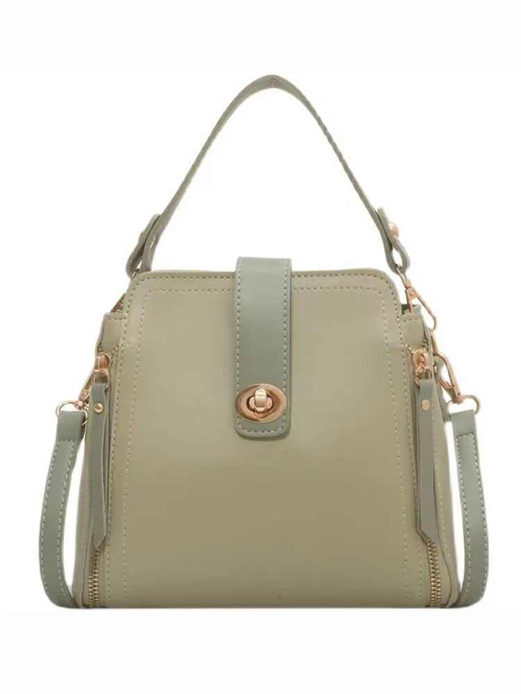 Women's Pu Leather Crossbody Bag Top Handle Shoulder Bag