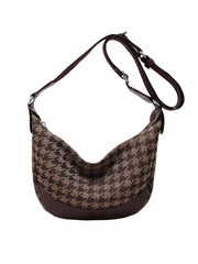 Canvas Crossbody Bag for Women Underarm Handbag