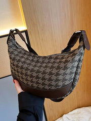 Canvas Crossbody Bag for Women Underarm Handbag