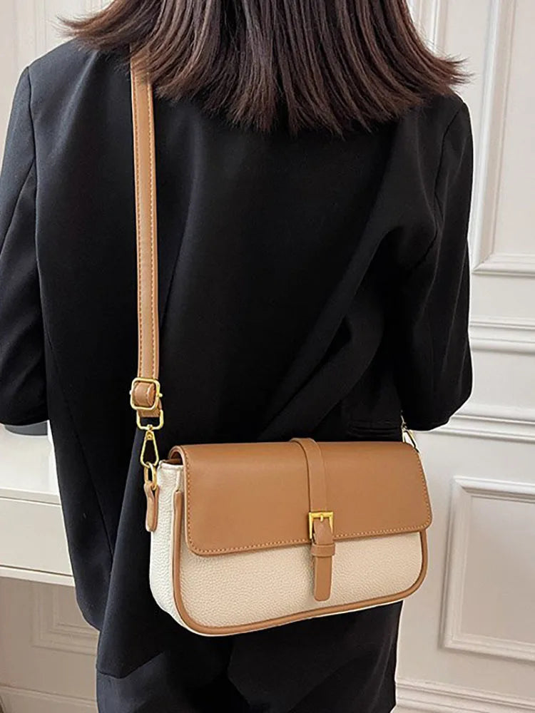 Women's Chain Underarm Shoulder Bag Crossbody Pu Leather