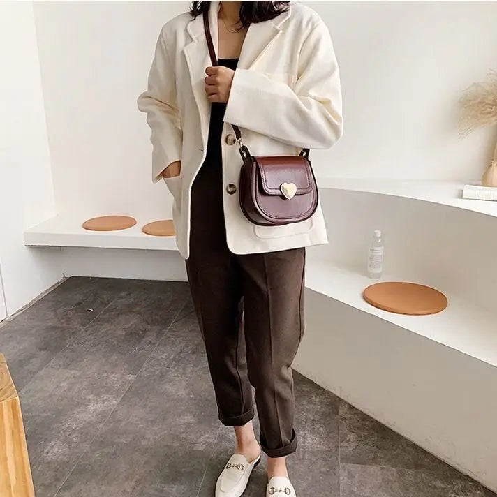 Leather Crossbody Bag for Women Shoulder Bag Ladies Cross Body Bag