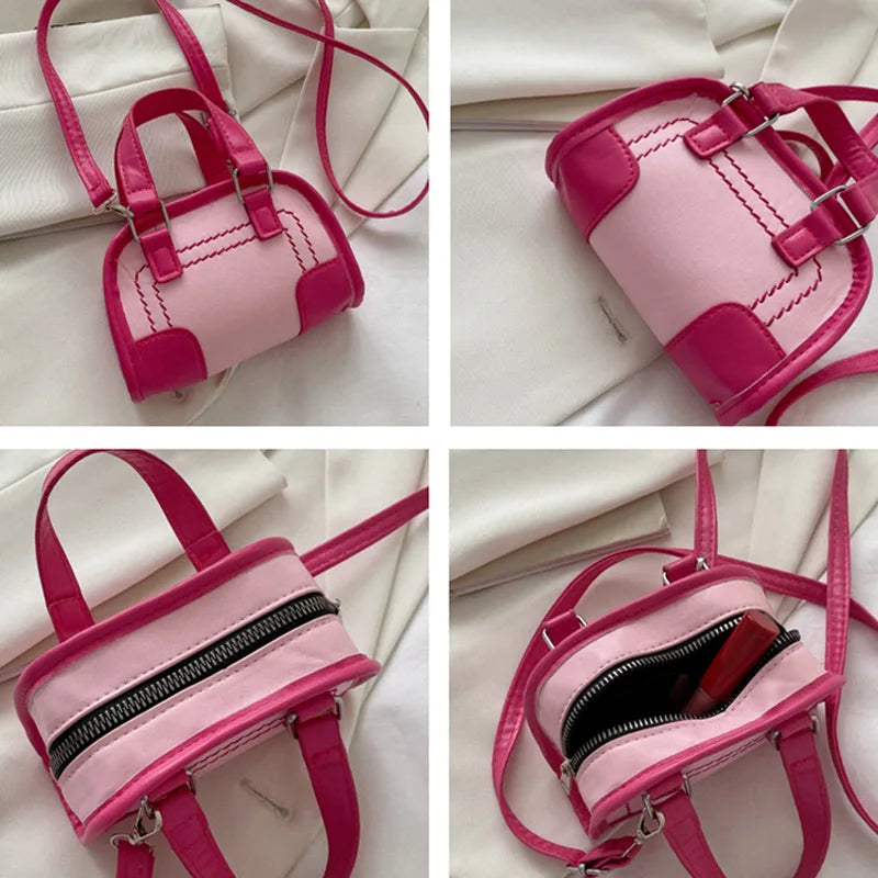 Mini PU Leather Crossbody Shell Bag for Women