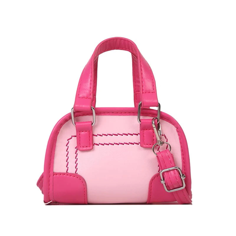 Mini PU Leather Crossbody Shell Bag for Women