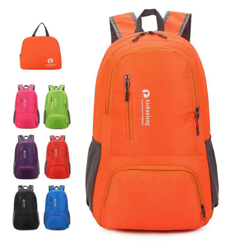 Quick-drying Backpack Fitness Sports Foldable Travel Bag Red