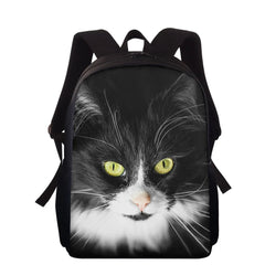 Animal Cat Printed Children's School Backpack Combo Primary Girl School Bag