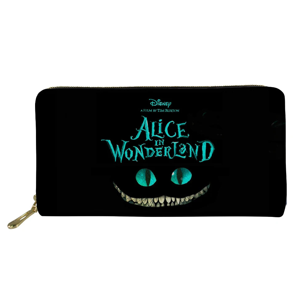 Cheshire Cat Long Wallet Premium Unisex Zipper Coin Purse