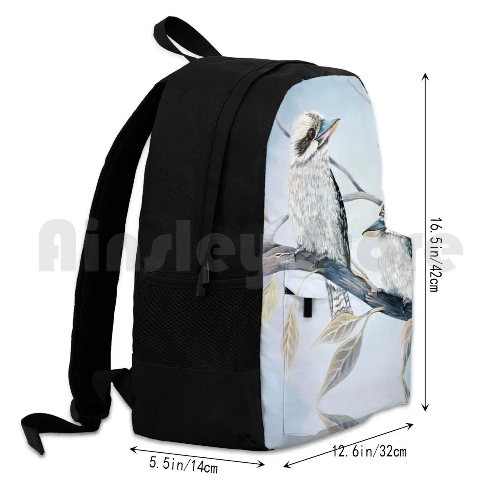 Kookaburras Hiking Backpack Waterproof Camping Nature Decorative