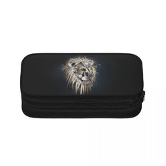 Lion Pen Box Student School Anime Zipper Pen Bag Child Stationery Bag Gift