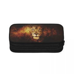 Lion Pen Box Student School Anime Zipper Pen Bag Child Stationery Bag