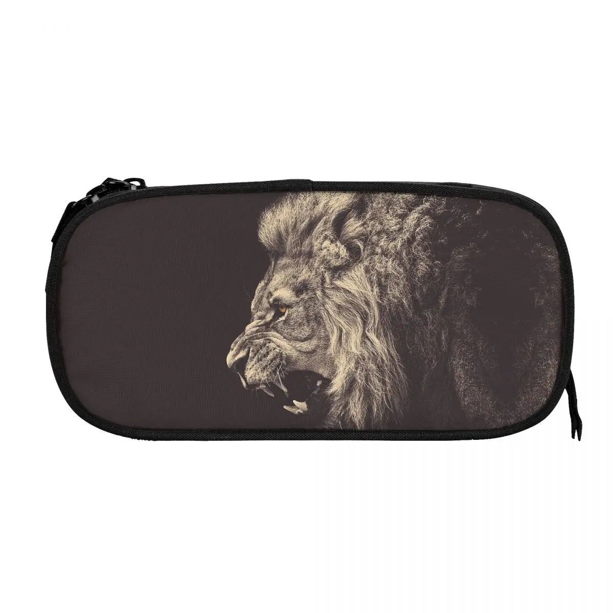 Lion Pen Box Student School Anime Zipper Pen Bag