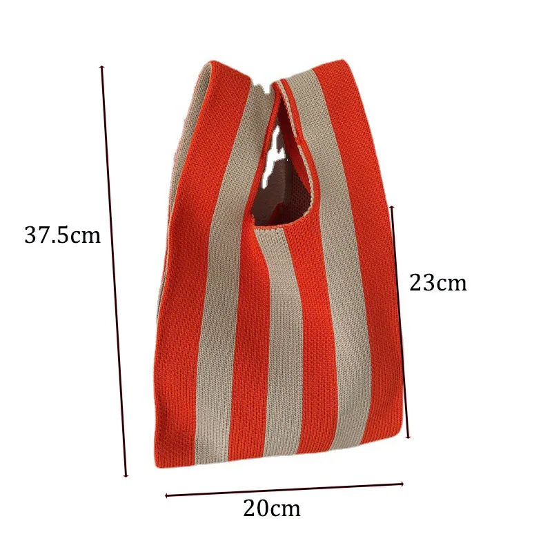 Soft Knit Shoulder Bags Casual Winter Clutches
