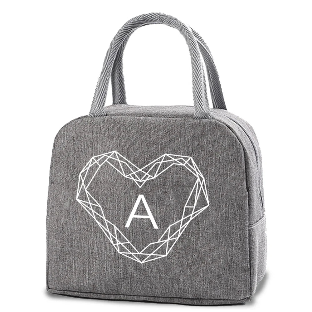 Insulated Thermal Lunch Bag Handbag Women's Picnic Packet