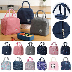 Waterproof Nylon Thermal Lunch Bag for Women