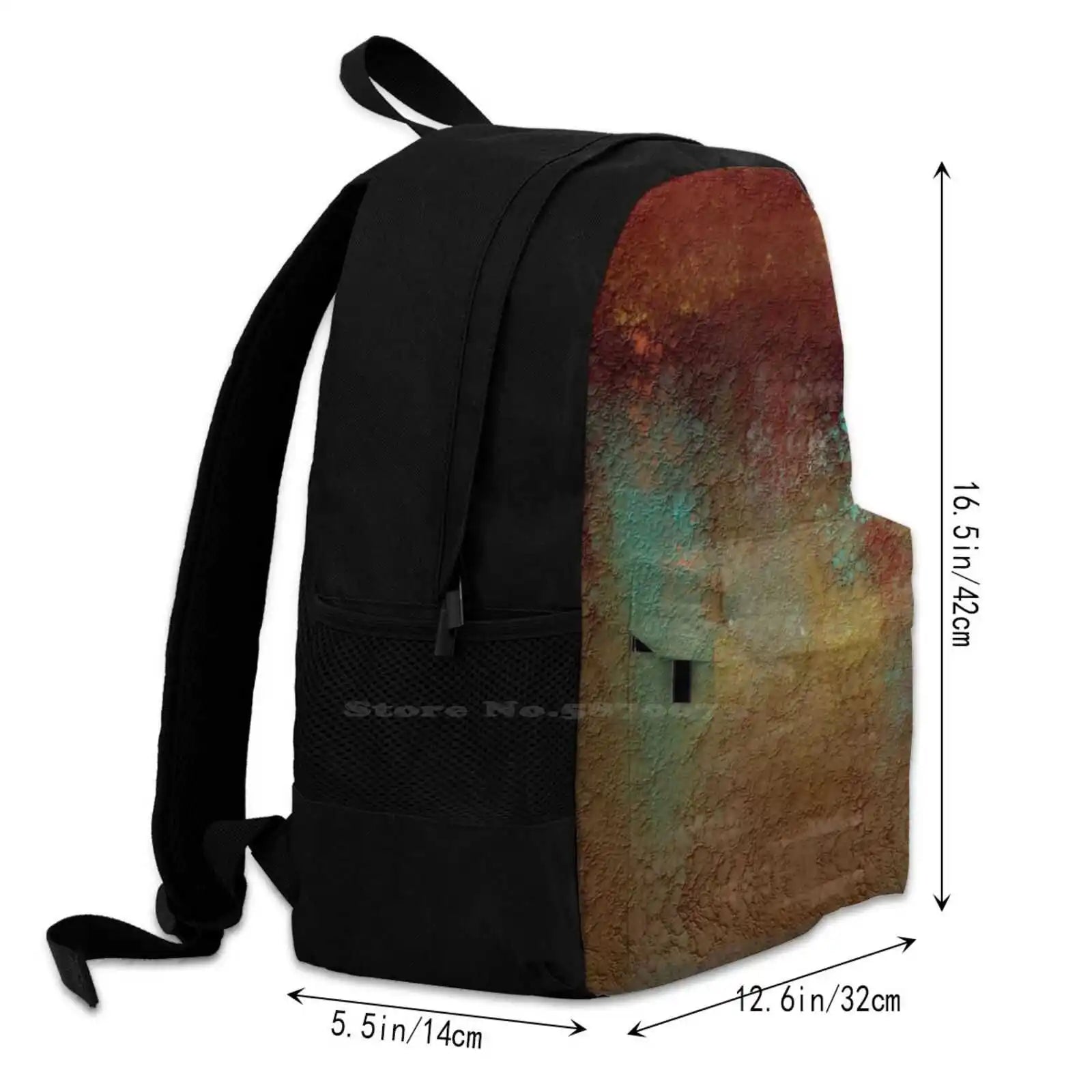Copper Turquoise And Textures Bags Backpacks Turquoise Copper