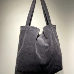 Corduroy Shoulder Bag for Women Winter Casual Handbag