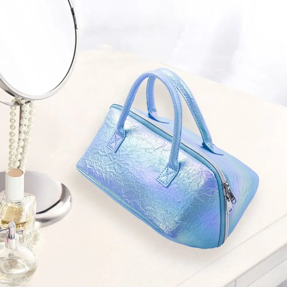 Large Capacity Cosmetic Bag Portable Makeup Pouch