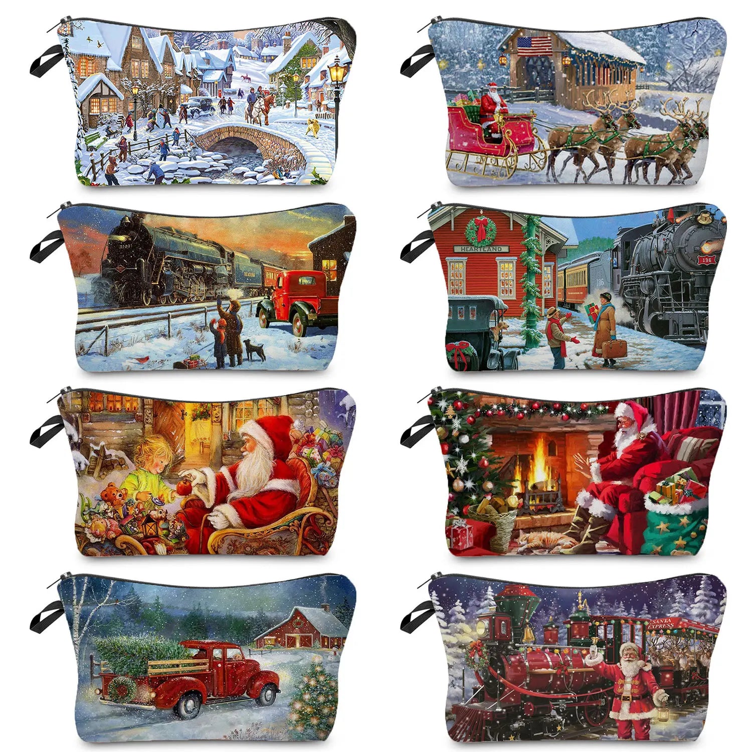 Large Capacity Portable Travel Cosmetics Storage Bag Customizable Makeup Bag