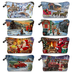 Large Capacity Portable Travel Cosmetics Storage Bag Customizable Makeup Bag
