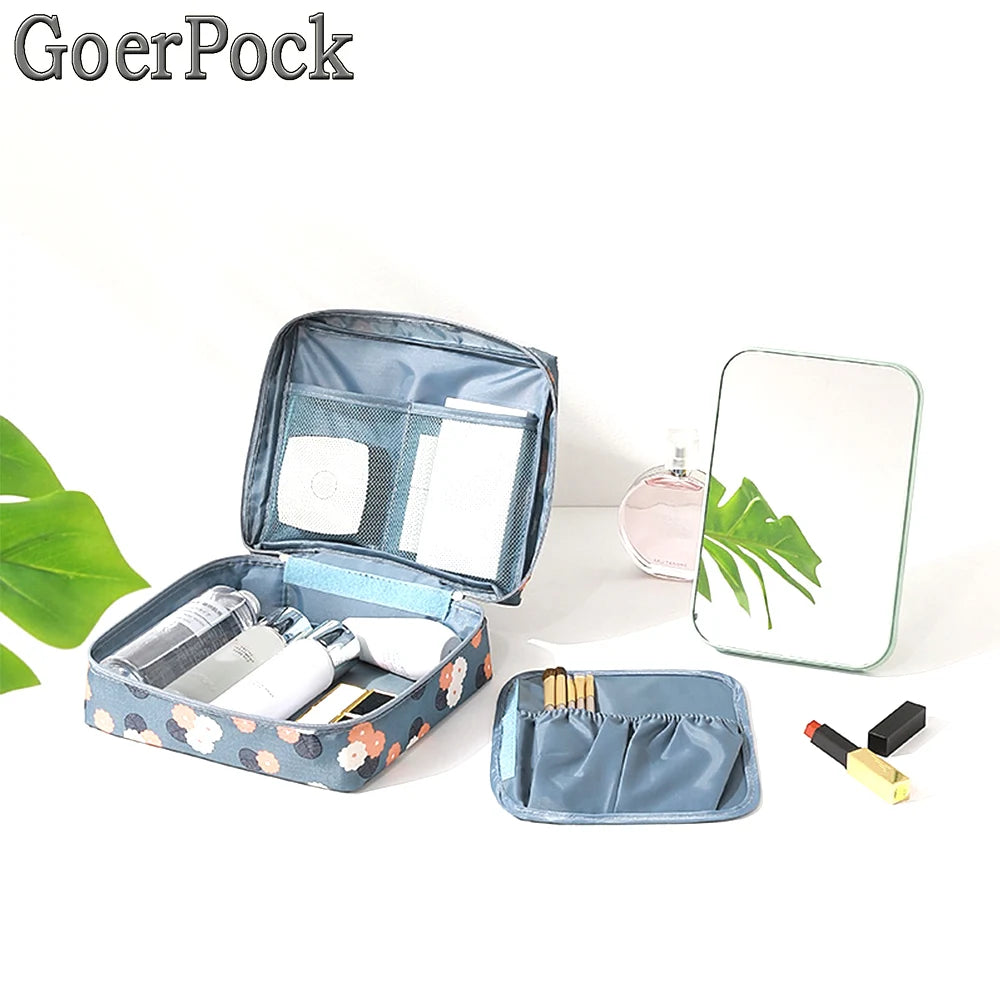 Waterproof Cosmetic Bag Organizer Portable Makeup Travel Beauty Case