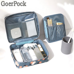 Waterproof Cosmetic Bag Organizer Portable Makeup Travel Beauty Case