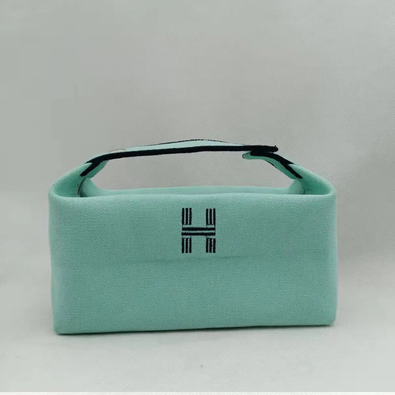 Cosmetic Bag Portable Waterproof Canvas Small Organizer Storage Bags