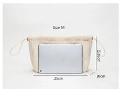 Canvas Insert Bag for Large Tote Makeup Organizer