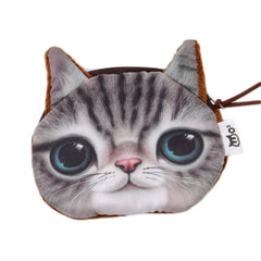 Cotton 3D Kitten Shoulder Bags Women Messenger Schoolbag